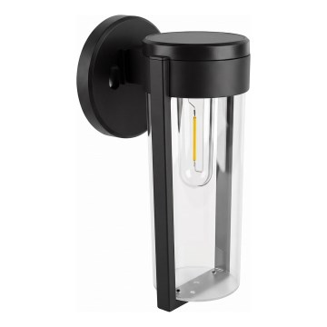 LED zonne-wandlamp LED/1W/3,7V 500 mAh IP65 zwart