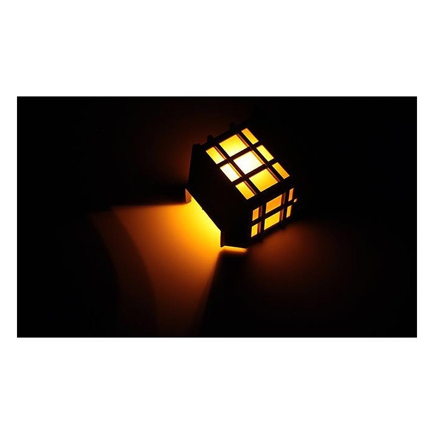 LED-zonne-wandlamp met schemersensor LED/1,2V 600 mAh IP44