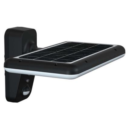 LED Solar Wandlamp met sensor LED/15W/3,2V 4000K/6000K IP65 6000 mAh zwart