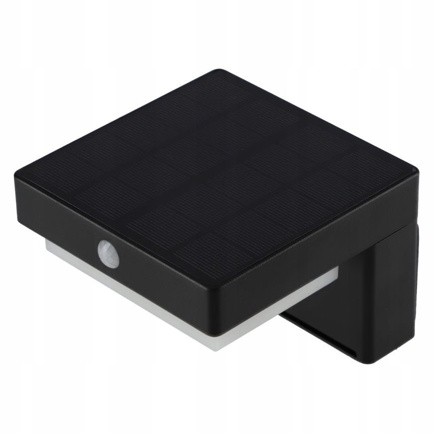 LED zonne-wandlamp met sensor LED/5W/3,7V 2000 mAh IP44 zwart