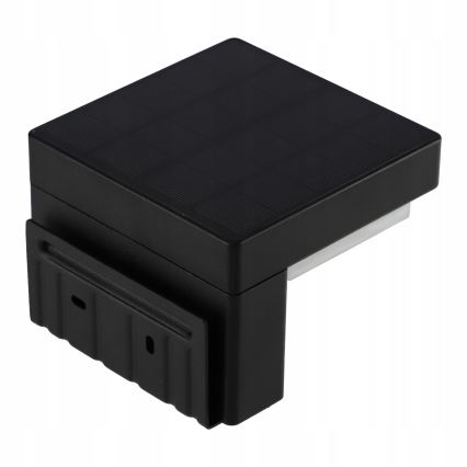 LED zonne-wandlamp met sensor LED/5W/3,7V 2000 mAh IP44 zwart