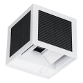 LED zonne-wandlamp met sensor LED/9W/3,7V 3000/4000/6000K IP65 2600 mAh wit