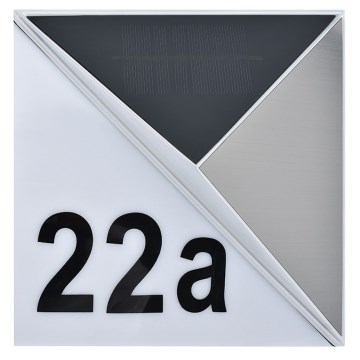 LED Zonnehuisnummer LED/3x0,1W/2,4V 1200 mAh IP44