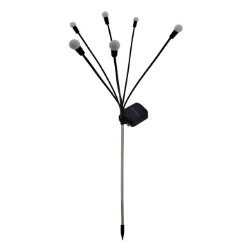 LED zonnelamp 6xLED/1,2V 300 mAh IP44 zwart