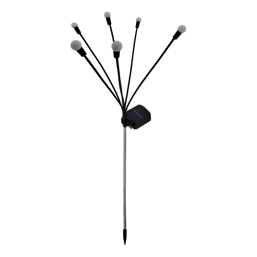 LED zonnelamp 6xLED/1,2V 300 mAh IP44 zwart