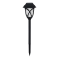 LED-zonnelamp LAWN LED/1,2V 100 mAh 3000K 44 cm IP44 zwart