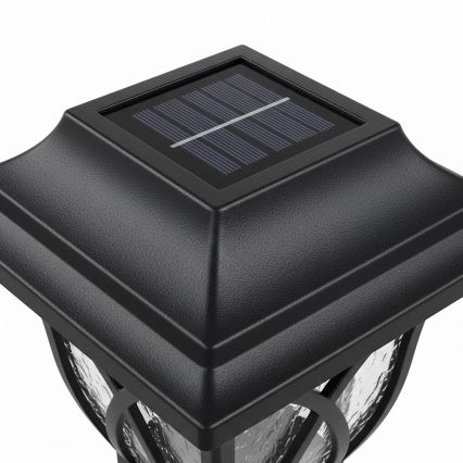 LED-zonnelamp LAWN LED/1,2V 100 mAh 3000K 44 cm IP44 zwart