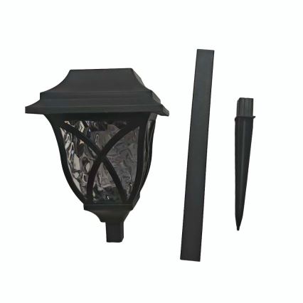 LED-zonnelamp LAWN LED/1,2V 100 mAh 3000K 44 cm IP44 zwart