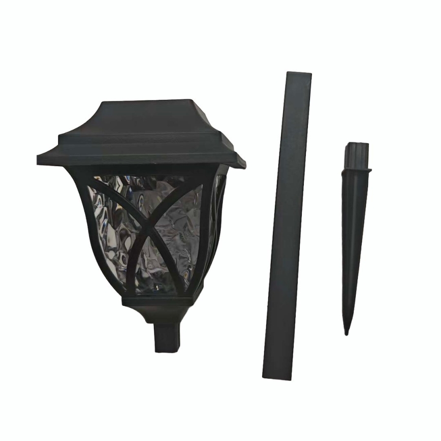 LED-zonnelamp LAWN LED/1,2V 100 mAh 3000K 44 cm IP44 zwart