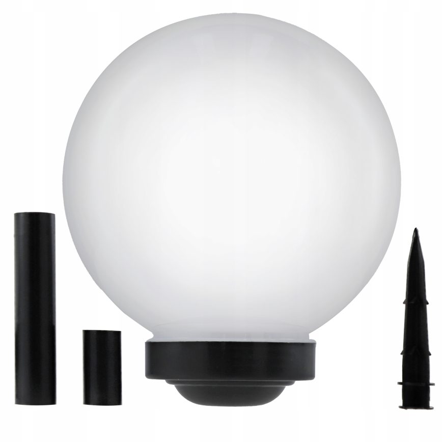 LED zonnelamp LED/1,2 V 6500 K 200 mAh Ø 25 cm IP44 wit/zwart