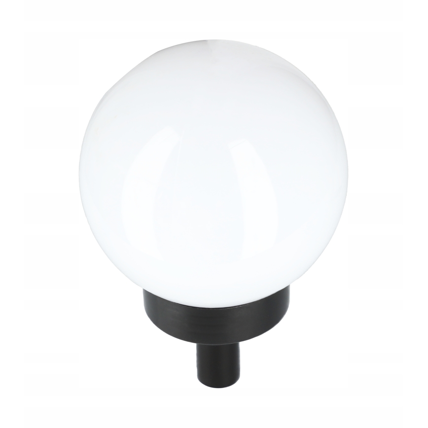 LED zonnelamp LED/1,2V 6500K 200 mAh Ø 10 cm IP44 wit/zwart