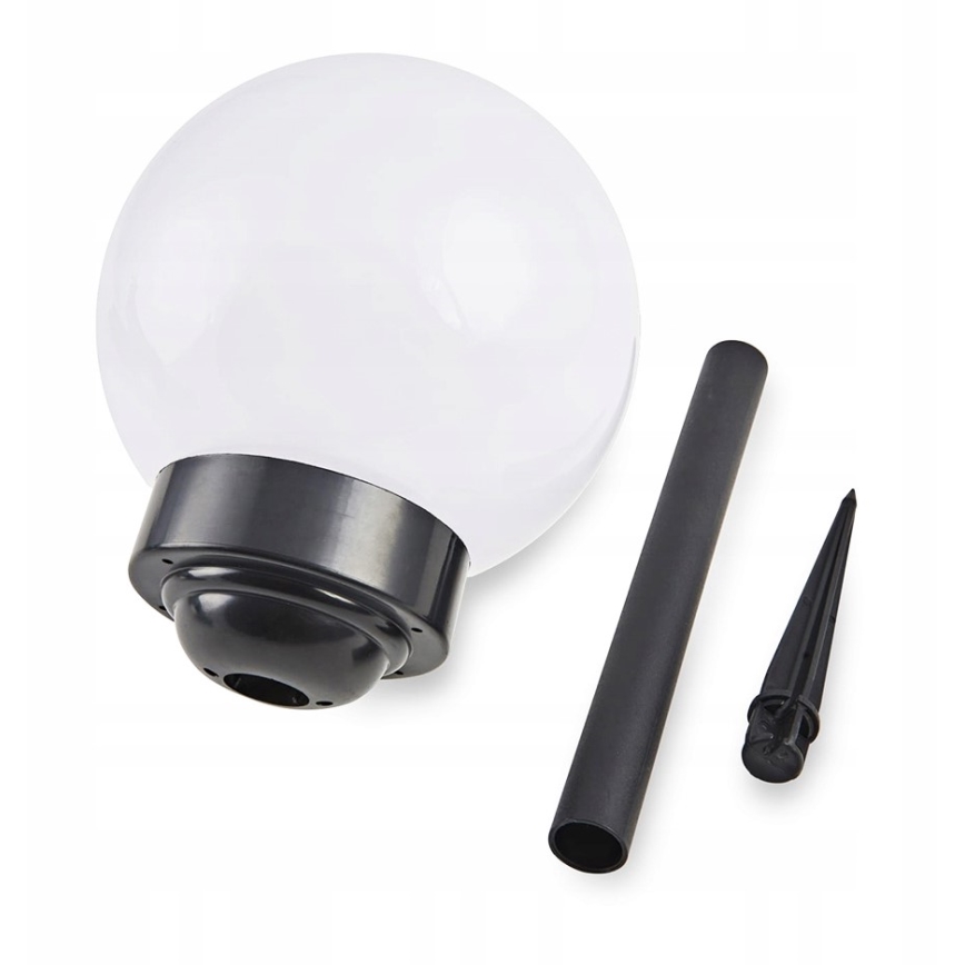 LED zonnelamp LED/1,2V 6500K 200 mAh Ø 10 cm IP44 wit/zwart