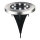 LED-zonnelamp SOLLY LED/1,2V 6500K Ø 11,5 cm 300 mAh IP44 chroom