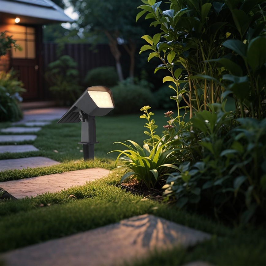 LED zonneverlichting 2-in-1 LED/1,3W/3,7V 3000/4000/6400K IP65 1200 mAh