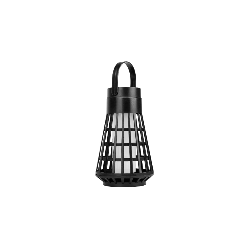 LED zonneverlichting met sensor 2-in-1 LED/1W/3,7V IP54 300 mAh zwart