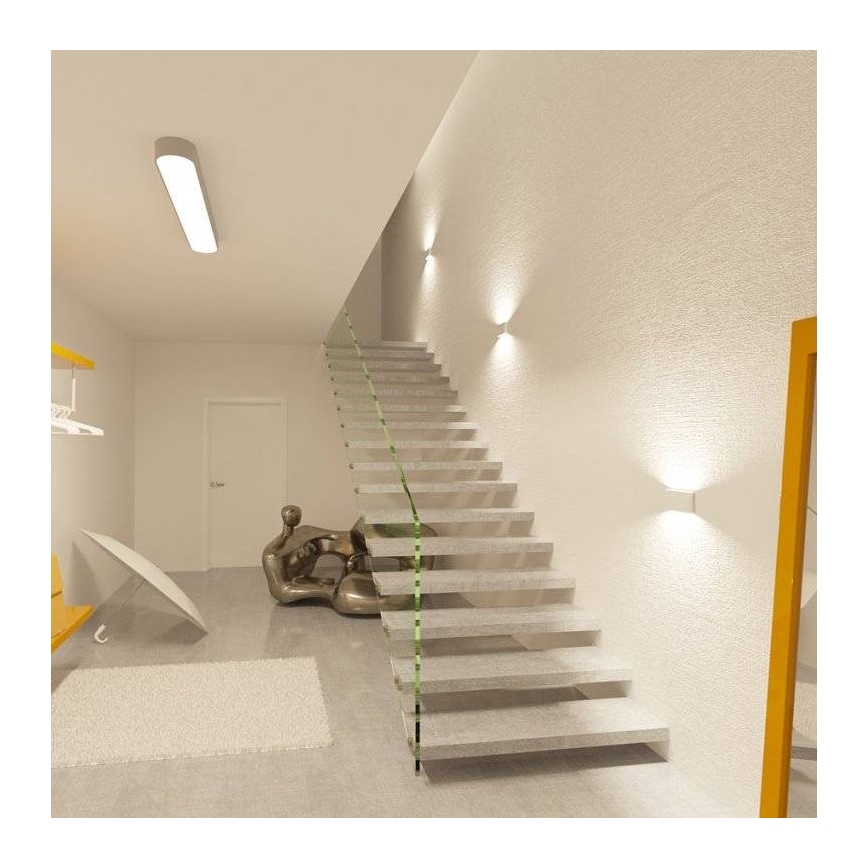 LED2 - Applique murale extérieure FLAT 2xLED/3W/230V IP65 3000K/4000K/5700K blanc