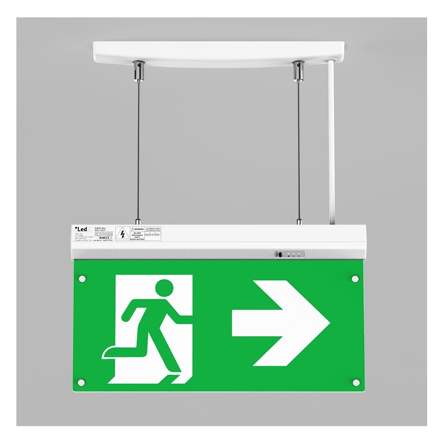 LED2 - Bloc de secours SAFE ALL LED/2W/3,6V 6000K IP40