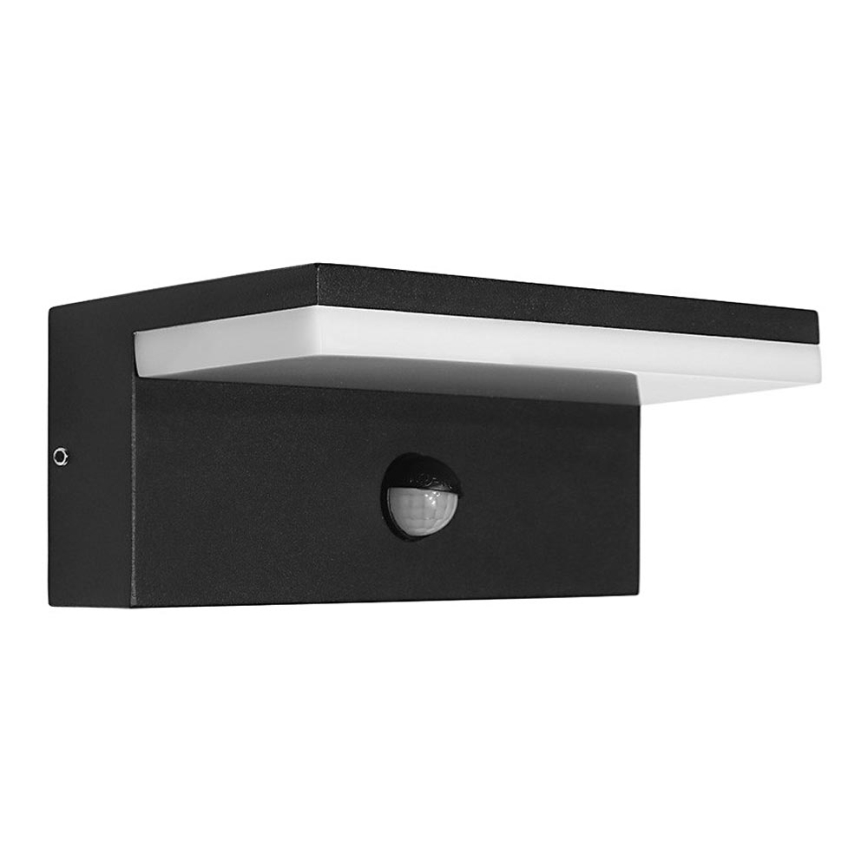 LED2 - LED buitenwandlamp met sensor HUGO LED/9W/230V IP54 3000K/4000K