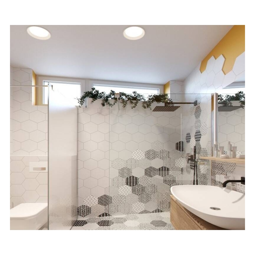 LED2-LED dimbare badkamer inbouwspot ZETA LED/15W/230V 4000K IP44