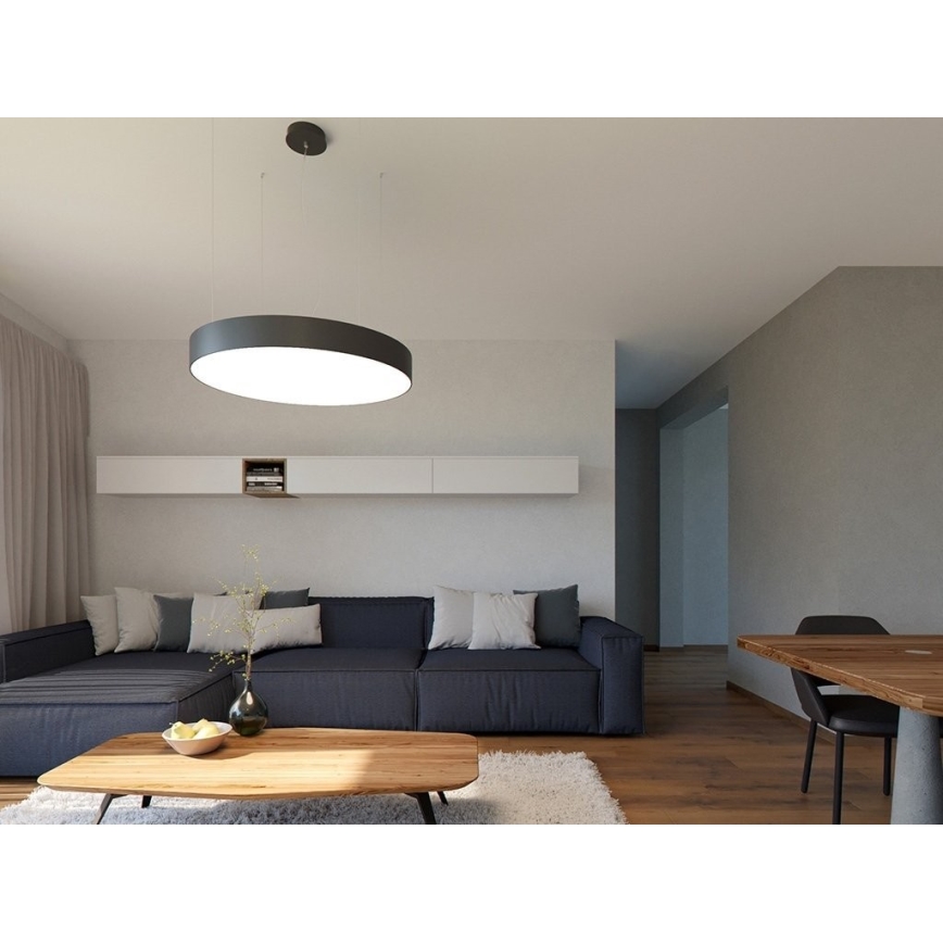 LED2 - LED dimbare kroonluchter aan snoer MONO LED/100W/230V 3000K/4000K zwart