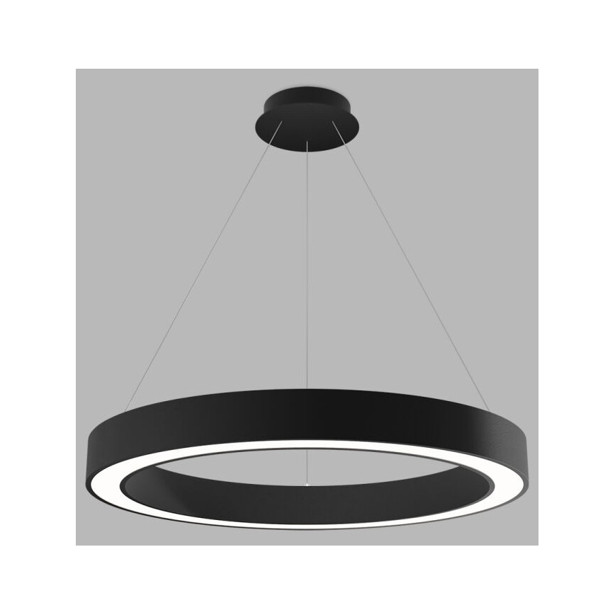 LED2 - LED dimbare kroonluchter aan snoer SATURN LED/60W/230V 3000K/4000K zwart