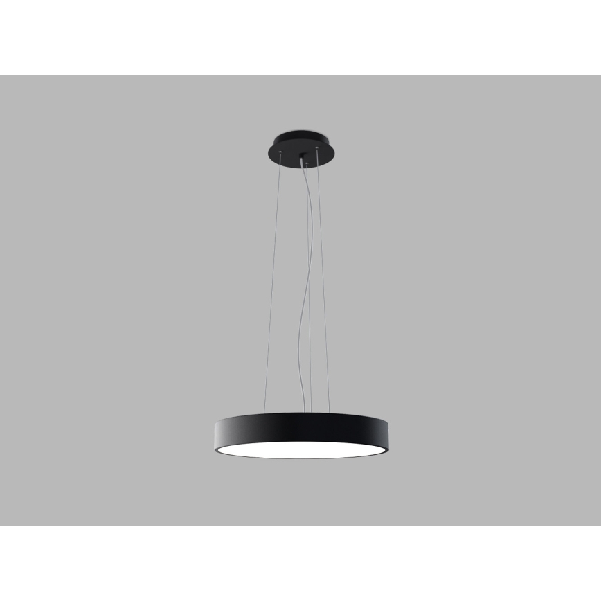 LED2 - LED Hanglamp aan kabel MONO SLIM LED/30W/230V 2700/3000K/4000K Ø 40 cm zwart
