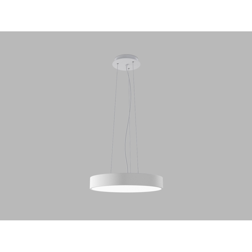 LED2 - LED hanglamp aan kabel MONO SLIM LED/30W/230V 3000K/4000K Ø 40 cm wit