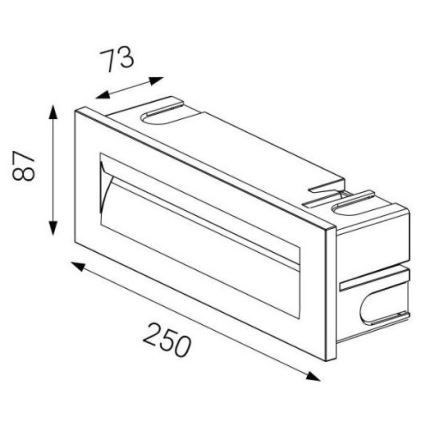 LED2 - LED Inbouw Lamp voor buiten STEP IN LED/8,5W/230V IP65