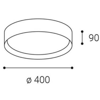 LED2 - LED Plafond Lamp MILA LED/30W/230V 3000/4000K