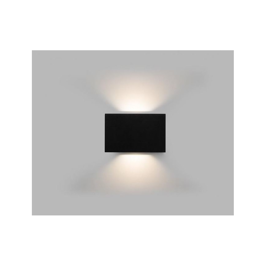 LED2 - LED Wand Lamp voor Buiten BLADE 2xLED/12W/230V IP54