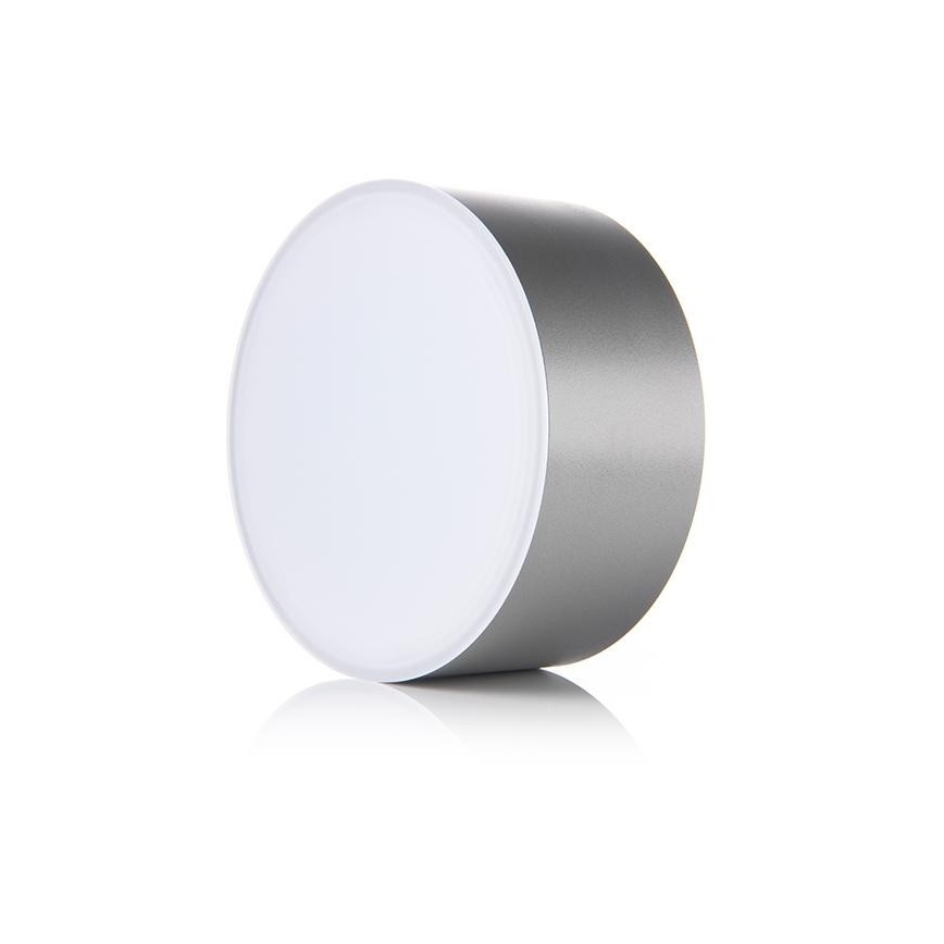 LED2 - Plafonnier LED BUTTON LED/17W/230V argent