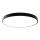 LED2 - Plafonnier LED MONO SLIM LED/80W/230V 3000K/4000K Ø 80 cm noir