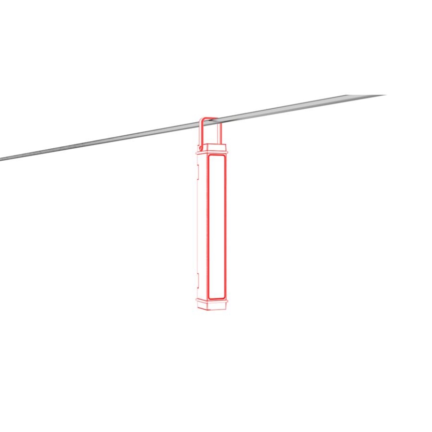 Ledlenser AF2R - Lampe de travail LED rechargeable à intensité réglable, IP54, 1000 lm, 50 h d'autonomie, 4810 mAh