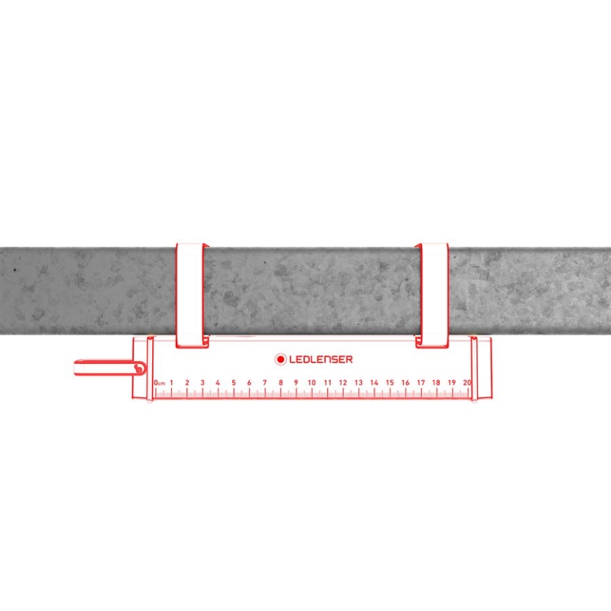 Ledlenser AF2R - Lampe de travail LED rechargeable à intensité réglable, IP54, 1000 lm, 50 h d'autonomie, 4810 mAh