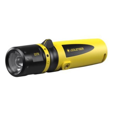 Ledlenser EX7R - Dimbare oplaadbare LED-zaklamp LED/3250 mAh IP68 220 lm 45 h geel