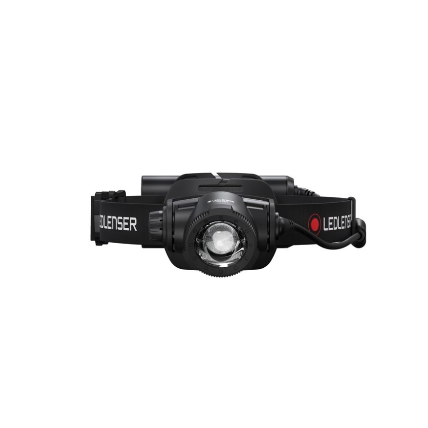 Ledlenser H15R CORE - Lampe frontale LED rechargeable à intensité variable, batterie 4800 mAh, IP67, 2500 lm, autonomie 80 h, noire