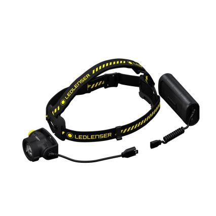 Ledlenser H15R WORK - lampe frontale LED rechargeable à intensité variable, 4800 mAh, IP67, 2500 lm, 70 h, noire