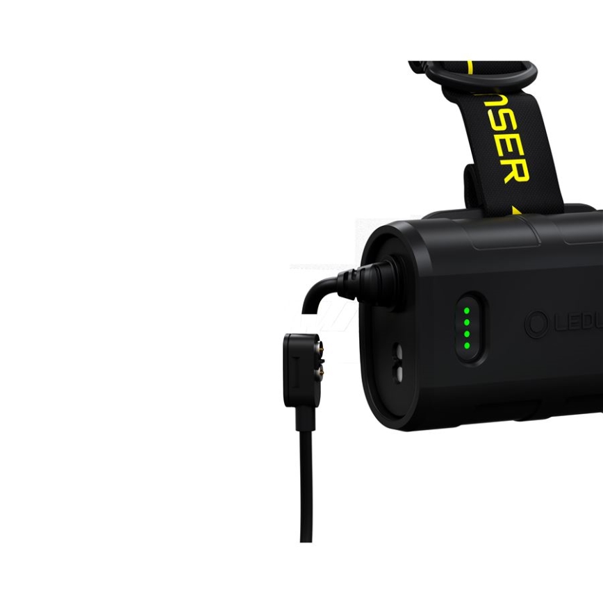 Ledlenser H15R WORK - Dimbare, oplaadbare LED-hoofdlamp LED/4800 mAh IP67 2500 lm 70 h zwart