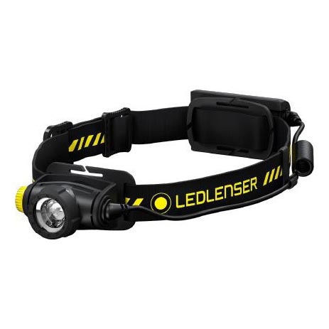 Ledlenser H5R WORK - Dimbare oplaadbare LED-hoofdlamp 1800 mAh IP67 500 lm 45 h zwart