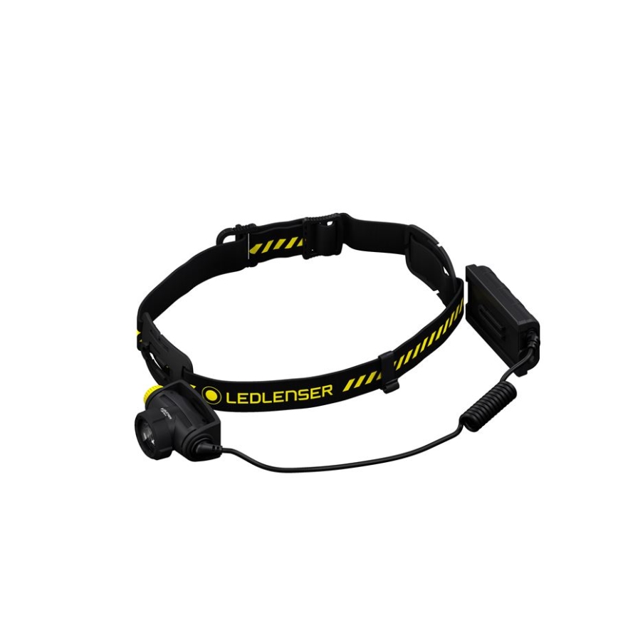 Ledlenser H5R WORK - Dimbare oplaadbare LED-hoofdlamp 1800 mAh IP67 500 lm 45 h zwart