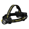 Ledlenser H7R WORK - Lampe frontale LED rechargeable dimmable LED/4800 mAh IP67 1000 lm 60 h noire