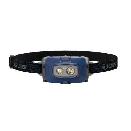 Ledlenser HF4R Core - dimbare oplaadbare LED-hoofdlamp, 1000 mAh, IP68, 500 lm, 35 h, blauw