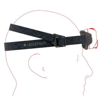 Ledlenser HF6R Core - Dimbare oplaadbare LED-hoofdlamp LED/2000 mAh IP68 800 lm 60 h blauw