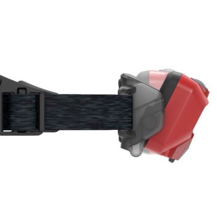 Ledlenser HF6R Core - lampe frontale rechargeable à LED, à intensité réglable, batterie 2000 mAh, indice de protection IP68, 800 lm, jusqu'à 60 h d'autonomie, rouge