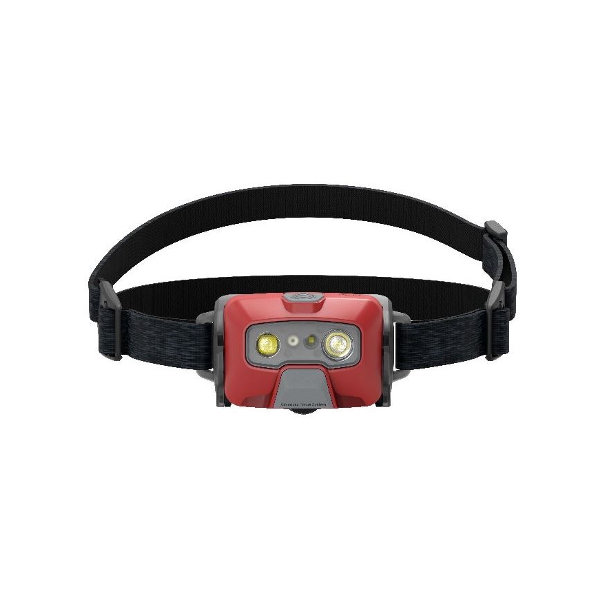 Ledlenser HF6R Core - lampe frontale rechargeable à LED, à intensité réglable, batterie 2000 mAh, indice de protection IP68, 800 lm, jusqu'à 60 h d'autonomie, rouge