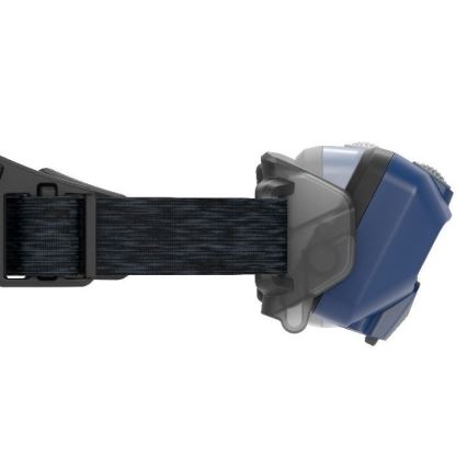 Ledlenser HF6R Core - lampe frontale rechargeable à LED, dimmable, batterie 2000 mAh, IP68, 800 lm, jusqu'à 60 h d'autonomie, bleu