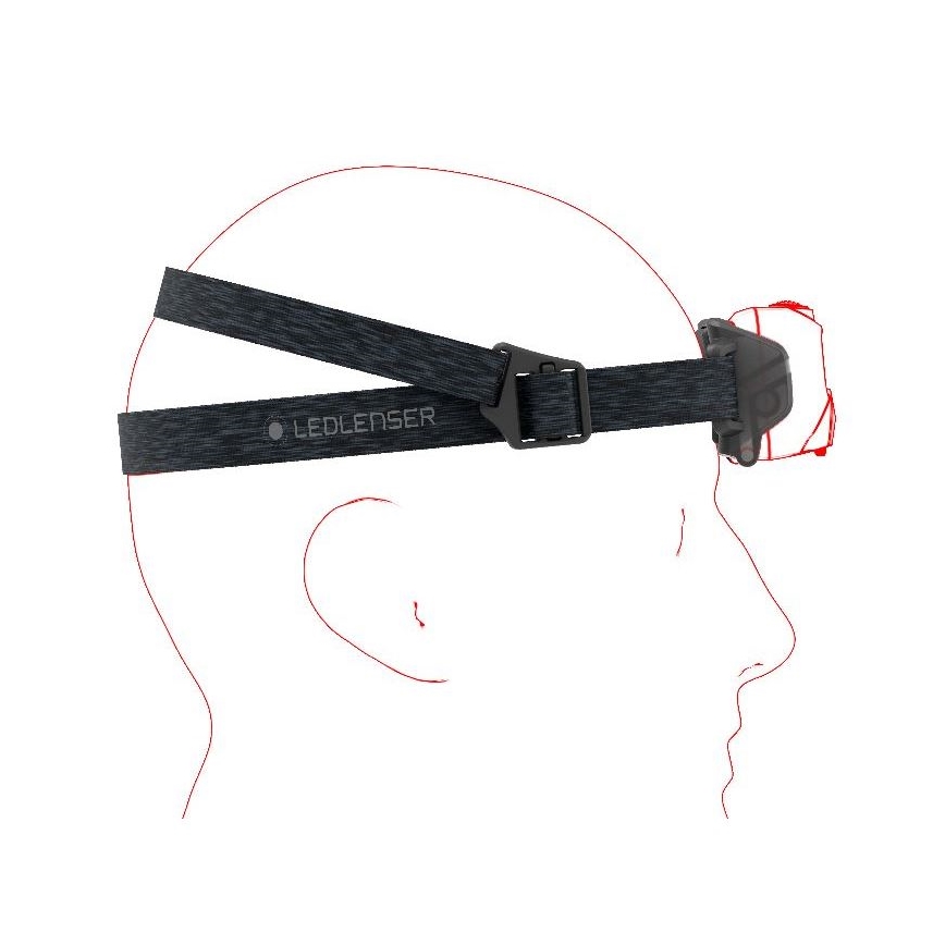 Ledlenser HF6R Core - lampe frontale rechargeable à LED, dimmable, batterie 2000 mAh, IP68, 800 lm, jusqu'à 60 h d'autonomie, bleu