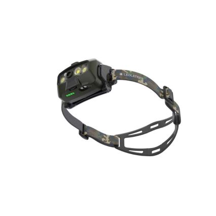 Ledlenser HF8R Core RGB - dimbare oplaadbare LED-hoofdlamp LED/3700 mAh IP68 1600 lm 90h groen