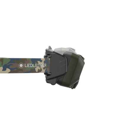 Ledlenser HF8R Core RGB - lampe frontale LED rechargeable à intensité variable, 3700 mAh, IP68, 1600 lm, 90 h, vert