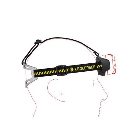 Ledlenser HF8R Work - Dimbare oplaadbare LED-hoofdlamp LED/3700 mAh IP68 1600 lm 90 uur zwart